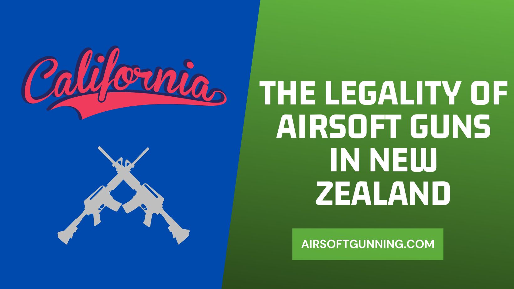 Are Airsoft Guns Legal in California? The Legalities of Owning and Using