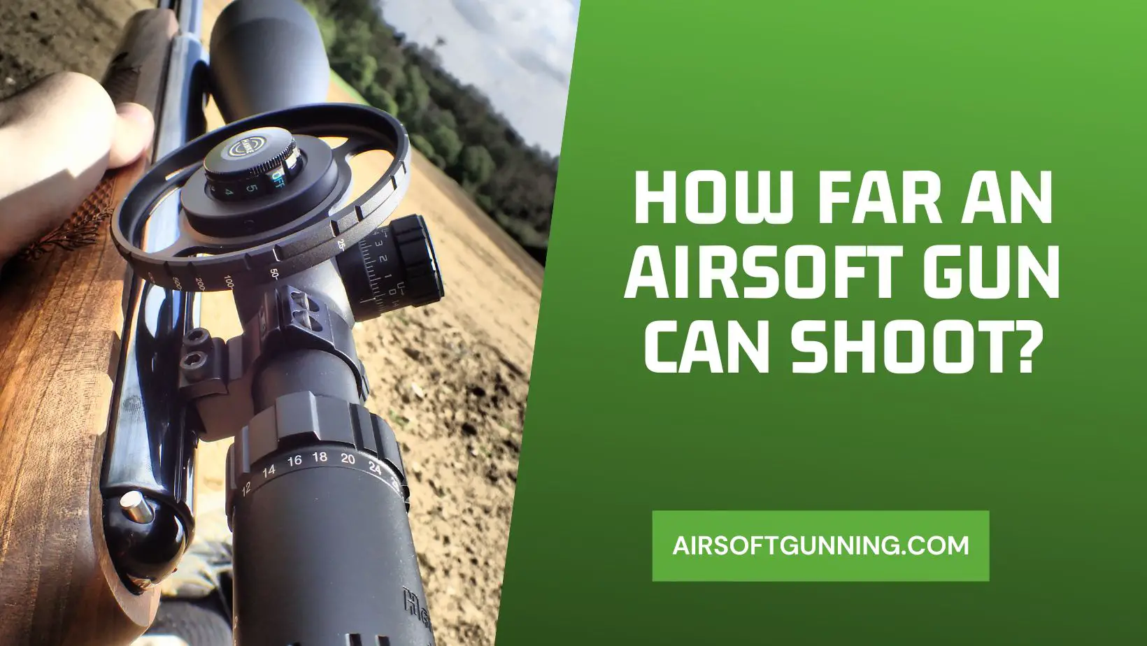 How Far an Airsoft Gun Can Shoot